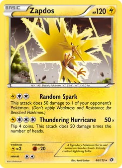 Zapdos (Legendary Treasures 46)