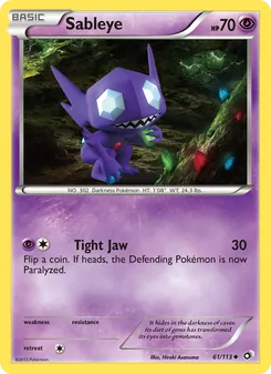 Sableye (Legendary Treasures 61)