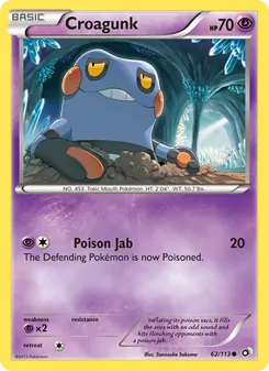 Croagunk (Legendary Treasures 62)