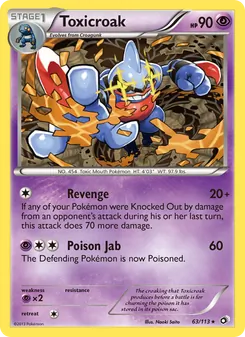 Toxicroak (Legendary Treasures 63)