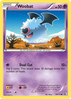 Woobat (Legendary Treasures 64)