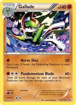 Gallade (Legendary Treasures 81)