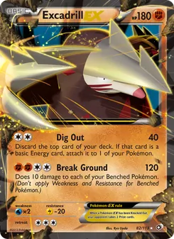 Excadrill-EX (Legendary Treasures 82)