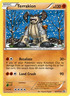 Terrakion (Legendary Treasures 84)