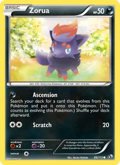 Zorua (Legendary Treasures 89)