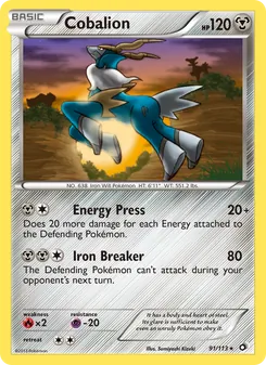 Cobalion (Legendary Treasures 91)