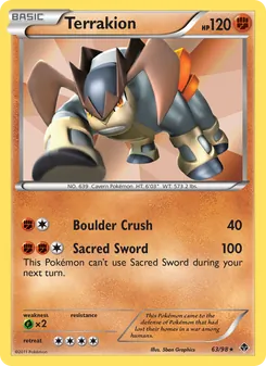 Terrakion (Emerging Powers 63)
