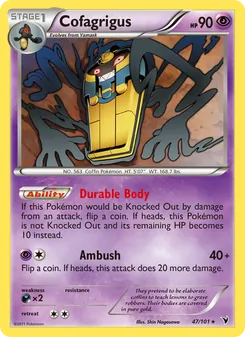 Cofagrigus (Noble Victories 47)