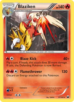 Blaziken (Dark Explorers 17)