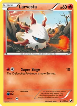 Larvesta (Dark Explorers 21)