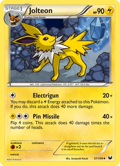 Jolteon (Dark Explorers 37)