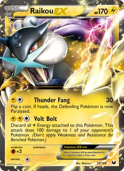 Raikou-EX (Dark Explorers 38)