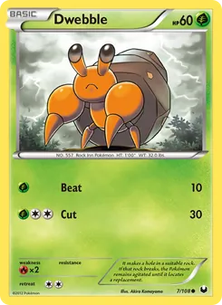 Dwebble (Dark Explorers 7)