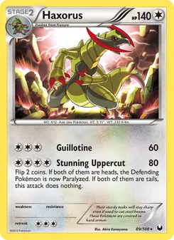 Haxorus (Dark Explorers 89)