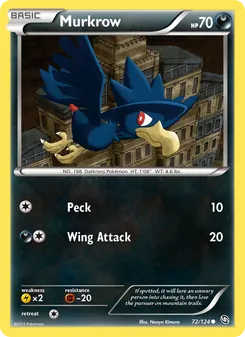 Murkrow (Dragons Exalted 72)