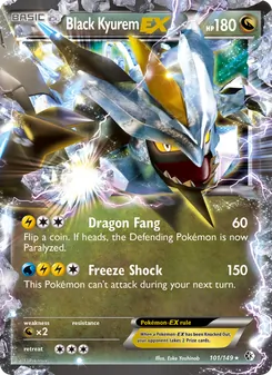 Black Kyurem-EX (Boundaries Crossed 101)