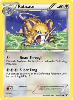 Raticate (Boundaries Crossed 105)