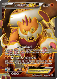 Landorus-EX (Boundaries Crossed 144)