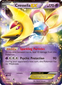 Cresselia-EX (Boundaries Crossed 67)