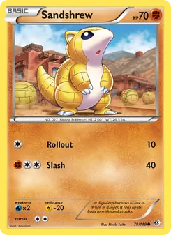Sandshrew (Boundaries Crossed 78)