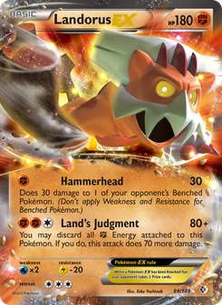 Landorus-EX (Boundaries Crossed 89)