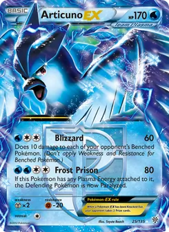Articuno-EX (Plasma Storm 25)