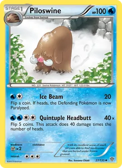 Piloswine (Plasma Storm 27)