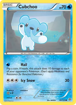 Cubchoo (Plasma Storm 40)