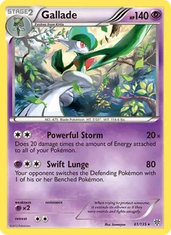Gallade (Plasma Storm 61)