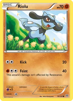 Riolu (Plasma Storm 76)