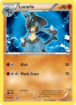 Lucario (Plasma Storm 77)