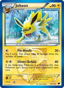 Jolteon (Plasma Freeze 34)