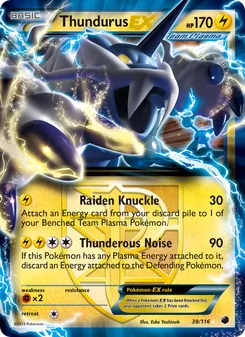 Thundurus-EX (Plasma Freeze 38)