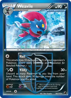 Weavile (Plasma Freeze 66)