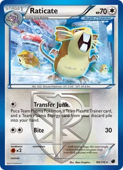 Raticate (Plasma Freeze 88)
