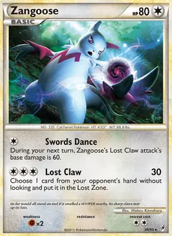 Zangoose (Call of Legends 39)