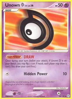 Unown [D] (Diamond & Pearl 68)