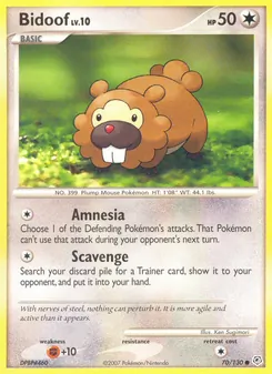 Bidoof (Diamond & Pearl 70)
