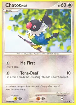 Chatot (Diamond & Pearl 74)