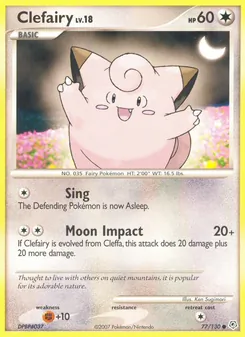 Clefairy (Diamond & Pearl 77)