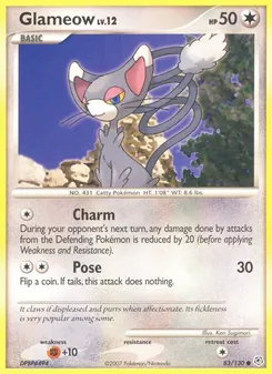Glameow (Diamond & Pearl 83)