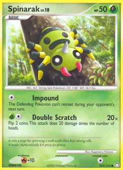 Spinarak (Mysterious Treasures 103)