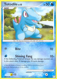 Totodile (Mysterious Treasures 106)