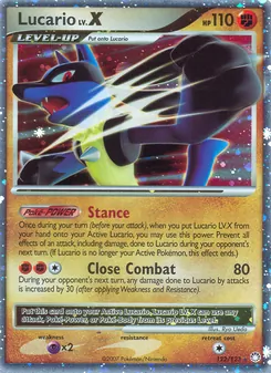 Lucario LV.X (Mysterious Treasures 122)