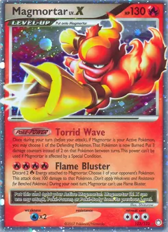Magmortar LV.X (Mysterious Treasures 123)