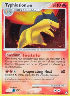 Typhlosion (Mysterious Treasures 16)