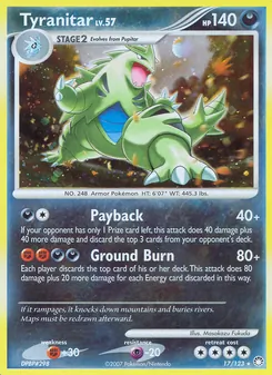 Tyranitar (Mysterious Treasures 17)