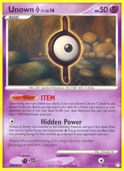 Unown [I] (Mysterious Treasures 37)