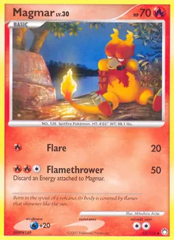 Magmar (Mysterious Treasures 54)