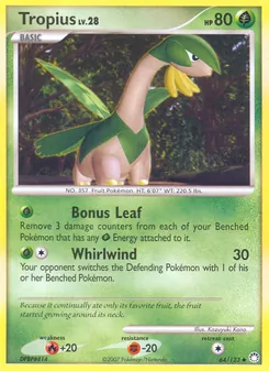 Tropius (Mysterious Treasures 64)